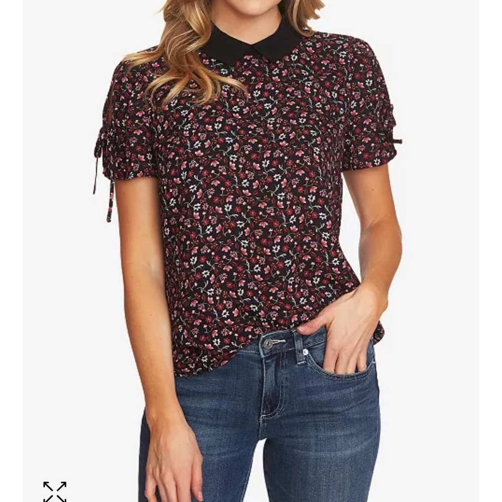 Victoria Ditsy Print Blouse